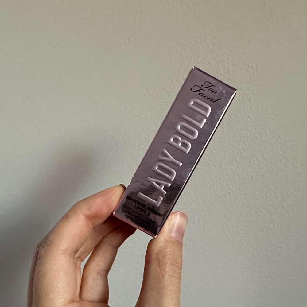 Too Faced Lady Bold Lipstick in “IM THRIVING”